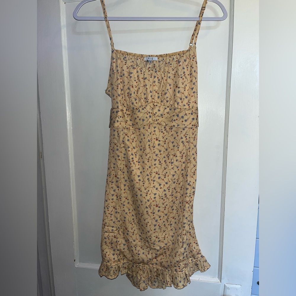 Yellow Floral Dress